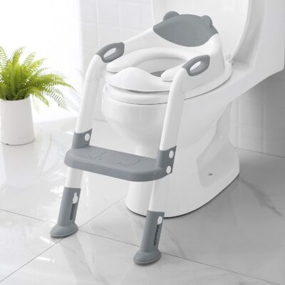 Toilet Potty Training Seat with Step Stool Ladder,SKYROKU Training Toilet for Kids Boys Gi
