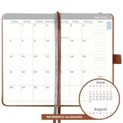 Pocket Calendar 2024-2025 - Pocket Planner 2024-2025 from January 2024 to December 2024, 6 - Image 3