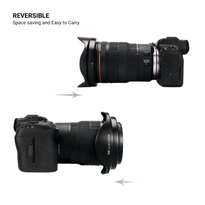 Lens Hood for Canon RF 15-35mm F2.8L is USM on EOS R6 R5 RP R Camera,Reversible Lens Shade - Image 3