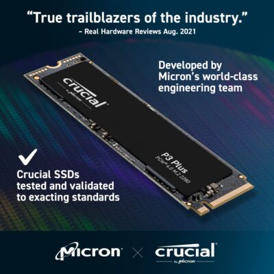 Crucial P3 Plus 2TB PCIe Gen4 3D NAND NVMe M.2 SSD, up to 5000MB/s - CT2000P3PSSD8 - Image 5