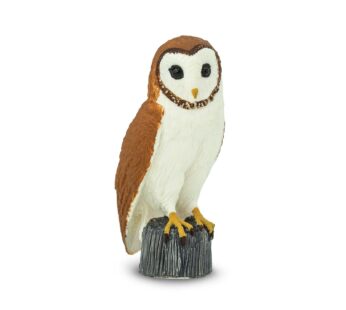 Safari Ltd. Barn Owl Figurine – Detailed 2.75″ Plastic Model Figure – Fun Educational Play