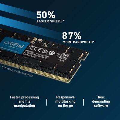 Crucial RAM 16GB DDR5 4800MHz CL40 Laptop Memory CT16G48C40S5 - Image 3