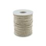 260 Foot Candle Wick, 24 PLY Braided Candle Wick Spool, Cotton & Paper Interwoven Core, Ca