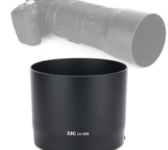 JJC LH-88B Black Dedicated Bayonet Mount Lens Hood Shade, Compatible with Canon RF 600mm f