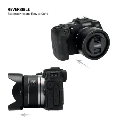 Lens Hood for Canon RF 16mm F2.8 STM Lens on EOS R6 R5 RP R Camera, Reversible Lens Shade - Image 3