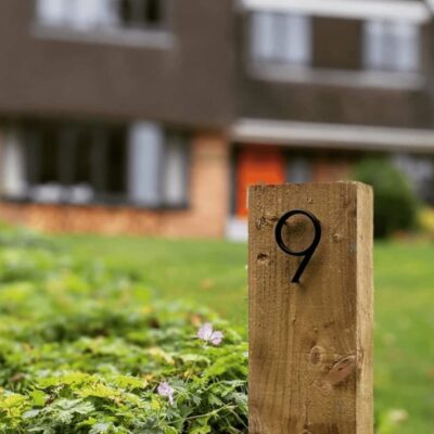 5" Stainless Steel Floating House Number, Metal Modern House Numbers, Garden Door Mailbox - Image 7
