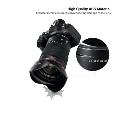 Lens Hood for Canon RF 15-35mm F2.8L is USM on EOS R6 R5 RP R Camera,Reversible Lens Shade - Image 4