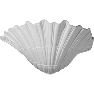 Ekena Millwork SCO11X07X06SH Shell Wall Sconces, 11 3/8"W x 7 1/8"D x 6 5/8"H