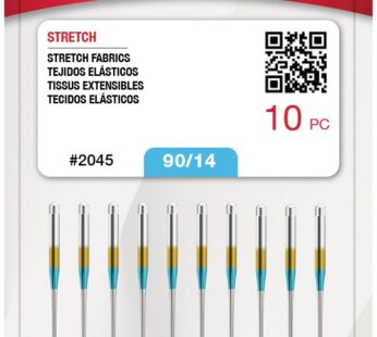 SINGER 10-Pack Stretch 2045 Sewing Machine Needles, Size 90/14