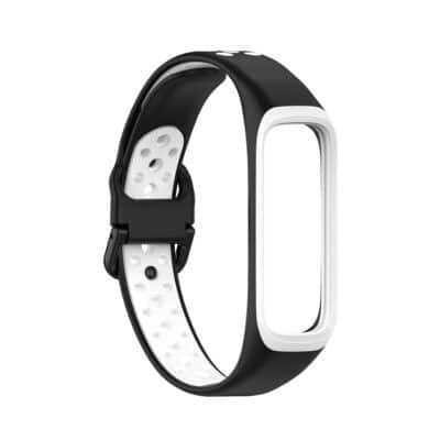 Bands Compatible with Samsung Galaxy Fit 2 Wristbands Two-Toned Silicone Colourful Breatha - Image 3