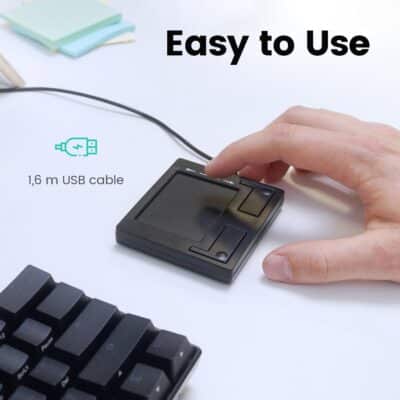 Perixx PERIPAD-501 Wired USB Touchpad, Portable Trackpad for Laptop and Desktop User, Blac - Image 4