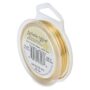 Artistic Wire 22 Gauge Tarnish Resistant Brass Craft Jewelry Wrapping Wire, Gold Color, 15