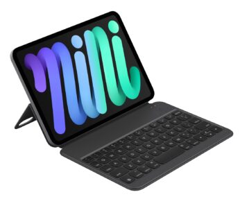 HOU Keyboard Case for iPad Mini 6 (8.3-inch), Ultra Slim Folio Type of Keyboard, Power Dis