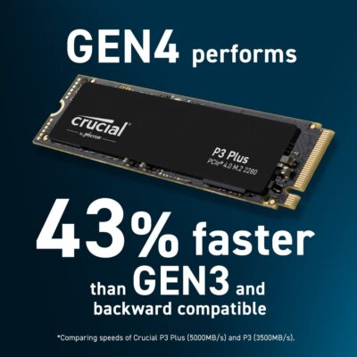 Crucial P3 Plus 2TB PCIe Gen4 3D NAND NVMe M.2 SSD, up to 5000MB/s - CT2000P3PSSD8 - Image 6