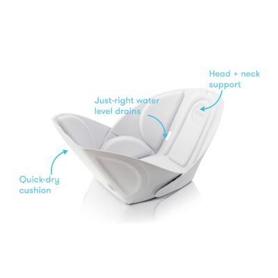 Frida Baby Soft Sink Baby Bath Seat | Sink Bather for Baby | Easy to Clean Baby Bathtub + - Image 5