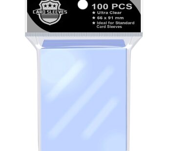 100PS Soft Clear Card Team Bag Protectors Sleeves for Card Game,Top Loader Fit for Magic C