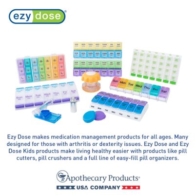 EZY DOSE Pill Cutter with Safety Shield and Magnifier, Daily Usage, Safely Cut Pills and V - Image 7