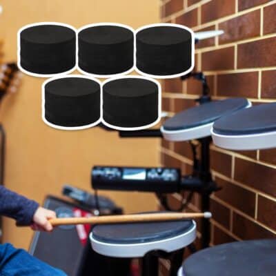BQLZR 36x20mm Electric Drum Trigger Sponge Percussion Instrument Accessories Pack of 5 - Image 6