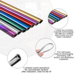 20 Pieces Car Air Conditioner Decoration Strip for Vent Outlet, Universal Waterproof Benda - Image 3