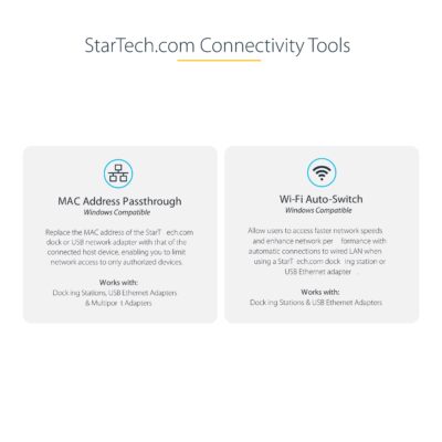 StarTech.com USB-C to Ethernet Adapter, USB 3.0 to Gigabit Ethernet Network Adapter - 10/1 - Image 6