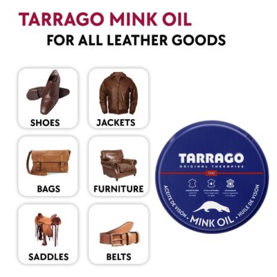 Tarrago Mink Oil for Leather Boots - Conditioner and Cleaner- Waterproof, Soften, Conditio - Image 6