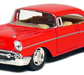 KiNSMART 5″ Die-cast 1957 Chevy Bel Air Coupe (Red)