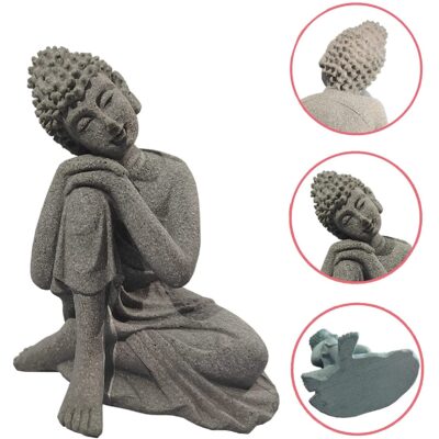 mozhixue Fish Tank Buddha Statue Decorations Aquarium Decor Betta Fish Tank Accessories Or - Image 3