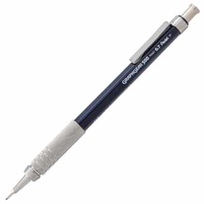 Pentel Drafting Kit with Graph Gear 500 Automatic Drafting Pencil, 0.7mm, Blue Barrel, Lea - Image 2
