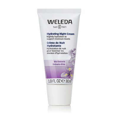 Weleda Hydrating Night Face Cream, 1 Fluid Ounce, Plant Rich Moisturizer with Iris Root, C