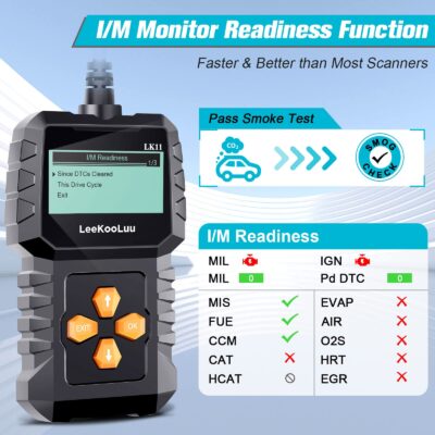 OBD2 Scanner Ease Setup Plug-Play: Clear Reset Engine Error Code Professional Code Reader - Image 7