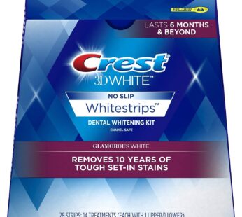 Crest 3D White Glamorous White Whitestrips – 28 Strips (Packaging May Vary)