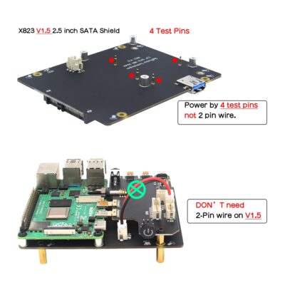 Geekworm NASPi V2.0 2.5 inch SATA HDD/SSD NAS Storage Kit with Safe Shutdown & Auto Power - Image 9