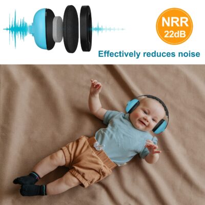 ProCase Baby Ear Protection, Noise Cancelling Headphone for Babies Infant Newborn Toddler - Image 2