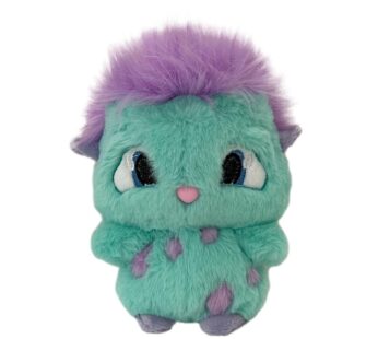 Furry Bibble Plushies, Purple Hair Kawaii Chubby Elf Plush Doll, Super Soft Hit Animated M