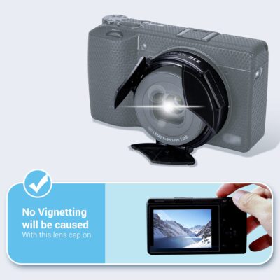 JJC Auto Open and Close Lens Cap Cover for Ricoh GR IIIx GR IIIx HDF GR3x GR3x HDF Digital - Image 4