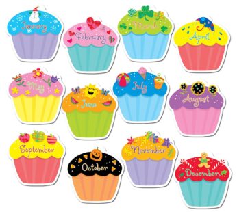 Creative Teaching Press Cupcake Accents for Bulletin Boards & Classrooms, CTP 10? Jumbo De