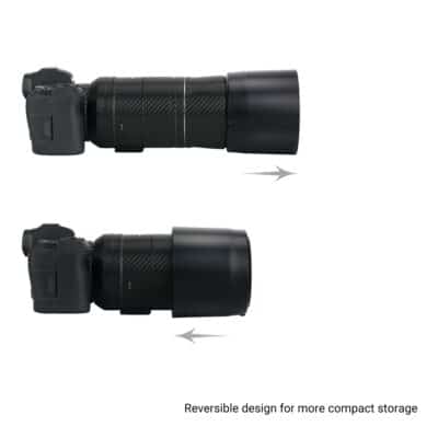 Reversible RF 600mm Bayonet Lens Hood Shade for Canon RF 600mm f/11 is STM Lens on Canon E - Image 6