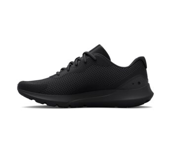 Under Armour Men’s Surge 3, Black/Black, 13 Medium US