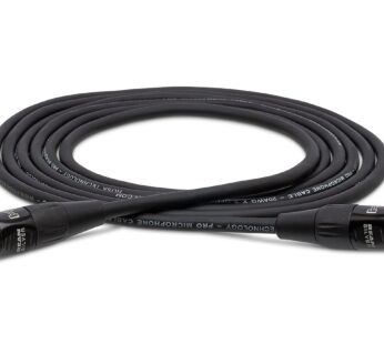 Hosa HMIC-010 Pro Microphone Cable, REAN XLR3F to XLR3M Connectors, 10 feet Cable Length,