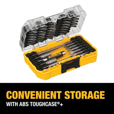 DEWALT Screwdriver Bit Set with Tough Case, 45-Piece (DW2166), Grey/Silver Screwdriving Se - Image 4