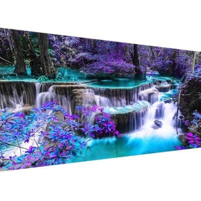 DIY 5D Diamond Painting Kits for Adults Waterfall Embroidery Full Round Drill Large Size(3