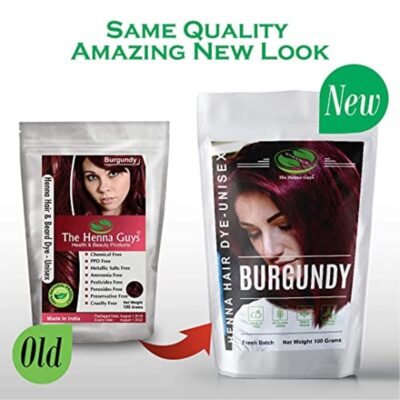 Henna Hair & Beard Dye - 100% Natural & Chemical Free - The Henna Guys (3.52 Ounce (Pack o - Image 2