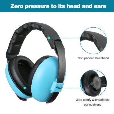 ProCase Baby Ear Protection, Noise Cancelling Headphone for Babies Infant Newborn Toddler - Image 5