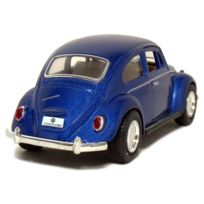 Kinsmart 5" 1967 Volkswagen Classic Beetle 1:32 Scale (Blue) - Image 2