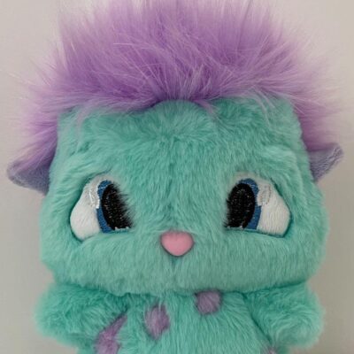 Furry Bibble Plushies, Purple Hair Kawaii Chubby Elf Plush Doll, Super Soft Hit Animated M - Image 2