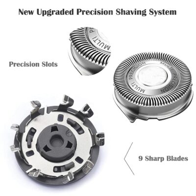Suleto SH50/52 Replacement Heads Compatible with Philips Series 5000 Electric Shaver, Sh50 - Image 2