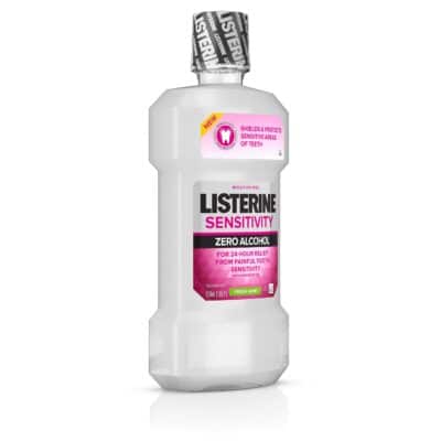 Listerine, Zero Alcohol Mouthwash 24hour Relief for Painful Tooth Sensitivity, fresh mint, - Image 7