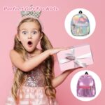 Zhanmai Mini Doll Backpack with 10 Stationery Surprises Inside, Pink, Unisex - Image 5