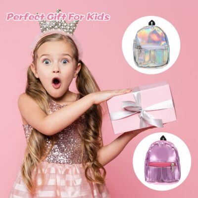 Zhanmai Mini Doll Backpack with 10 Stationery Surprises Inside, Pink, Unisex - Image 5