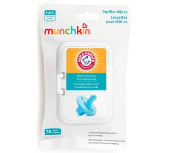 Munchkin? Arm & Hammer Pacifier Wipes – Safely Cleans Baby and Toddler Essentials, 1 Pack,